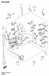 DF250ATSS From 25001N-440001 (E03)  2024 drawing HARNESS (DF250ATSS)