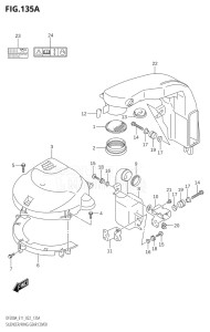 15003F-240001 (2022) 150hp E11 E03 E11 E40-Gen. Export 1 U.S.A Costa Rica (DF150AS    DF150AT   DF150AT) DF150A drawing SILENCER / RING GEAR COVER