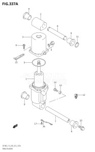 09001F-421001 (2004) 90hp E03-USA (DF90TK4) DF90 drawing TRIM CYLINDER