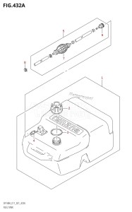 DF115A From 11503F-140001 (E11 E40)  2021 drawing FUEL TANK (E40)