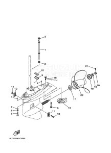 T60TLR drawing LOWER-CASING-x-DRIVE-2