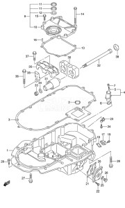 DF 175 drawing Engine Holder (Model: TG/ZG)