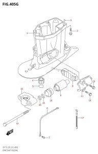 DF175Z From 17502Z-510001 (E03)  2015 drawing DRIVE SHAFT HOUSING (DF175Z:E03)