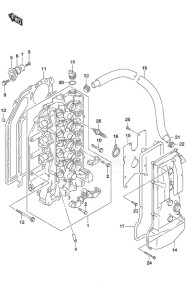 DF 115A drawing Cylinder Head