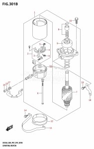 DF25A From 02504F-910001 (P01)  2019 drawing STARTING MOTOR (DF25AT,DF30AT)