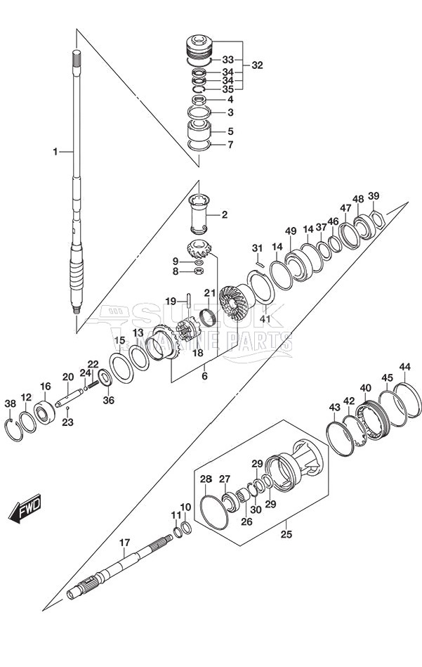 Transmission S/N 612133 to 61XXXX