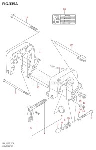 DF6 From 00601F-980001 (P03)  2009 drawing CLAMP BRACKET