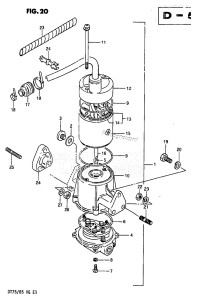 DT75 From 070501-60614 ()  1986 drawing POWER UNIT