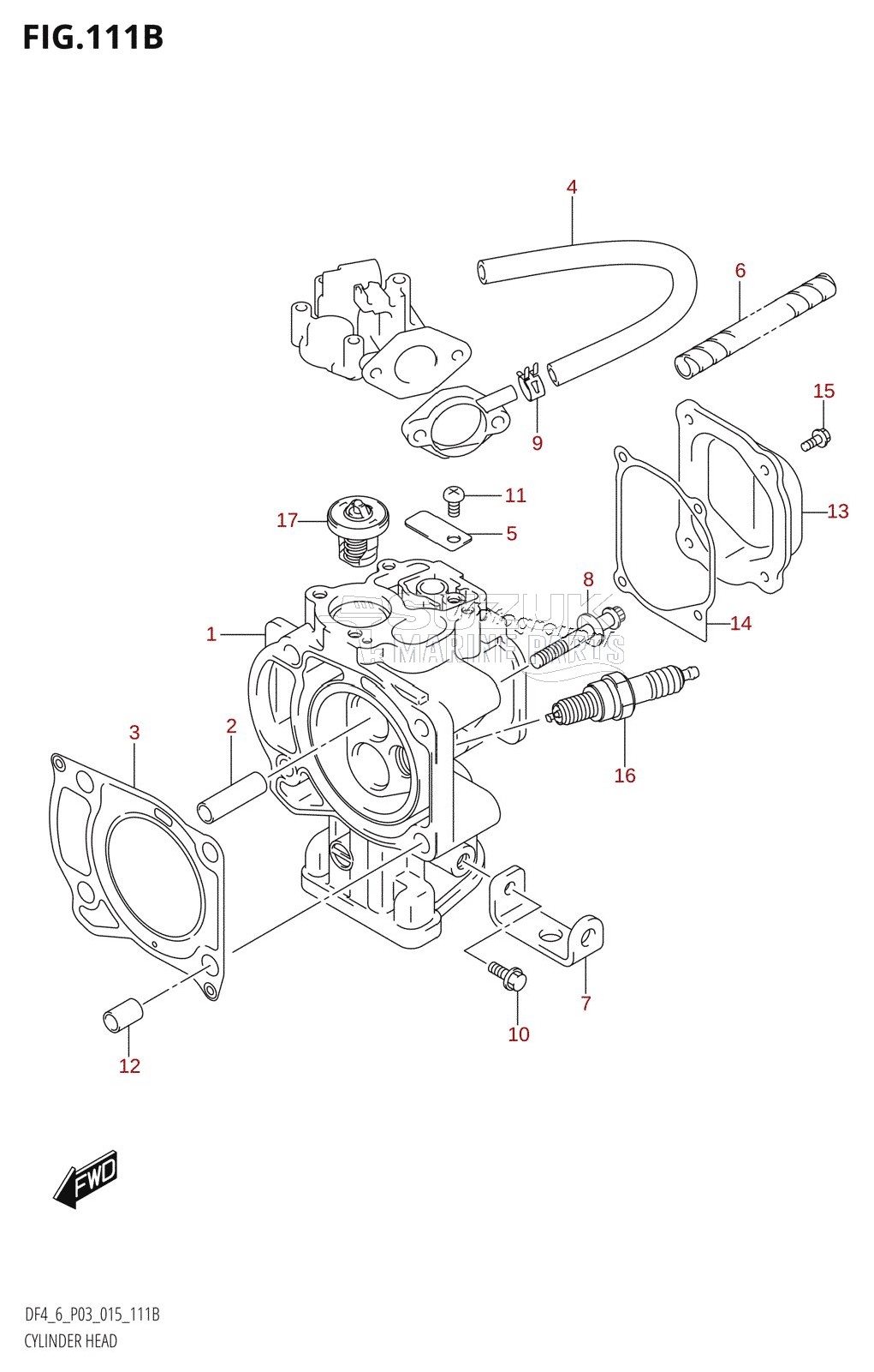 CYLINDER HEAD (DF6:P03)