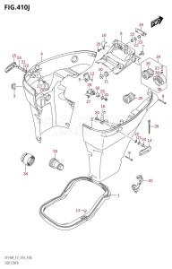 DF115AZ From 11503Z-610001 (E01 E3 E11 E40)  2016 drawing SIDE COVER (DF140AZ:E40)