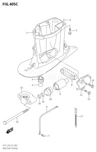 17502F-510001 (2005) 175hp E03-USA (DF175T) DF175T drawing DRIVE SHAFT HOUSING (DF150Z:E03)