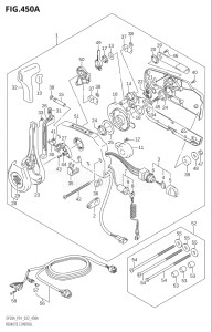 01504F-140001 (2021) 15hp P01-Gen. Export 1 (DF15A   DF15AR   DF15AT   DF15ATH) DF15A drawing REMOTE CONTROL ((DF9.9BR,DF15AR,DF20AR):(020,021))