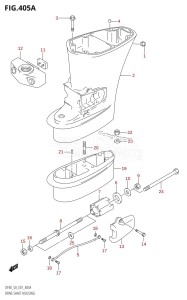 DF40 From 04001F-880001 (E01)  2008 drawing DRIVE SHAFT HOUSING