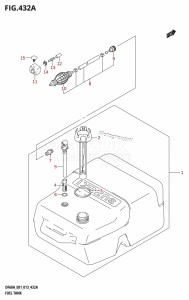 DF60A From 06002F-310001 (E01 E40)  2013 drawing FUEL TANK