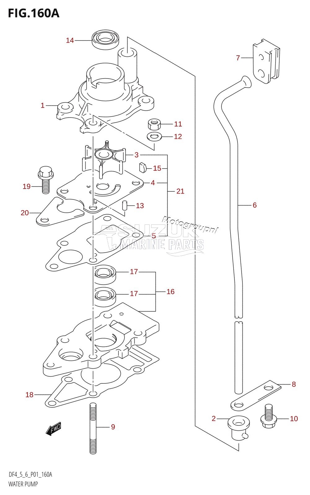 WATER PUMP (K2,K3,K4)