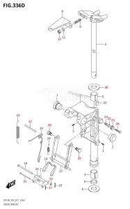 DF8A From 00801F-710001 (P03)  2017 drawing SWIVEL BRACKET (DF9.9AR:P03)