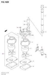 DF250Z From 25003Z-210001 (E01 E40)  2012 drawing WATER PUMP (DF225T:E01)