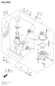 DF200AP From 20003P-710001 (E01 E40)  2017 drawing TRIM CYLINDER