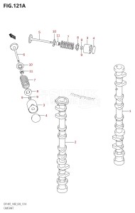 DF140Z From 14001Z-880001 (E03)  2008 drawing CAMSHAFT