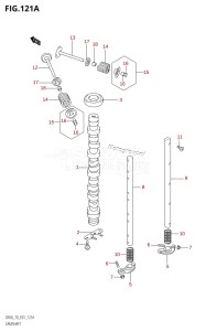 DF70 From 07001F-880001 (E01 E40)  2008 drawing CAMSHAFT