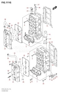 DF200Z From 20002Z-610001 (E03)  2016 drawing CYLINDER HEAD (DF250ST:E03)