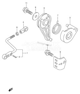 DF15 From 01501F-652501 ()  1996 drawing THROTTLE