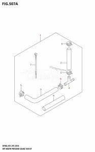 DF100B From 10004F-910001 (E01 E40)  2019 drawing OPT:WATER PRESSURE GAUGE SUB KIT