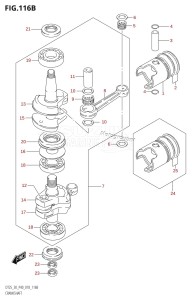 DT30 From 03005 -810001 ()  2018 drawing CRANKSHAFT (DT30,DT30R)