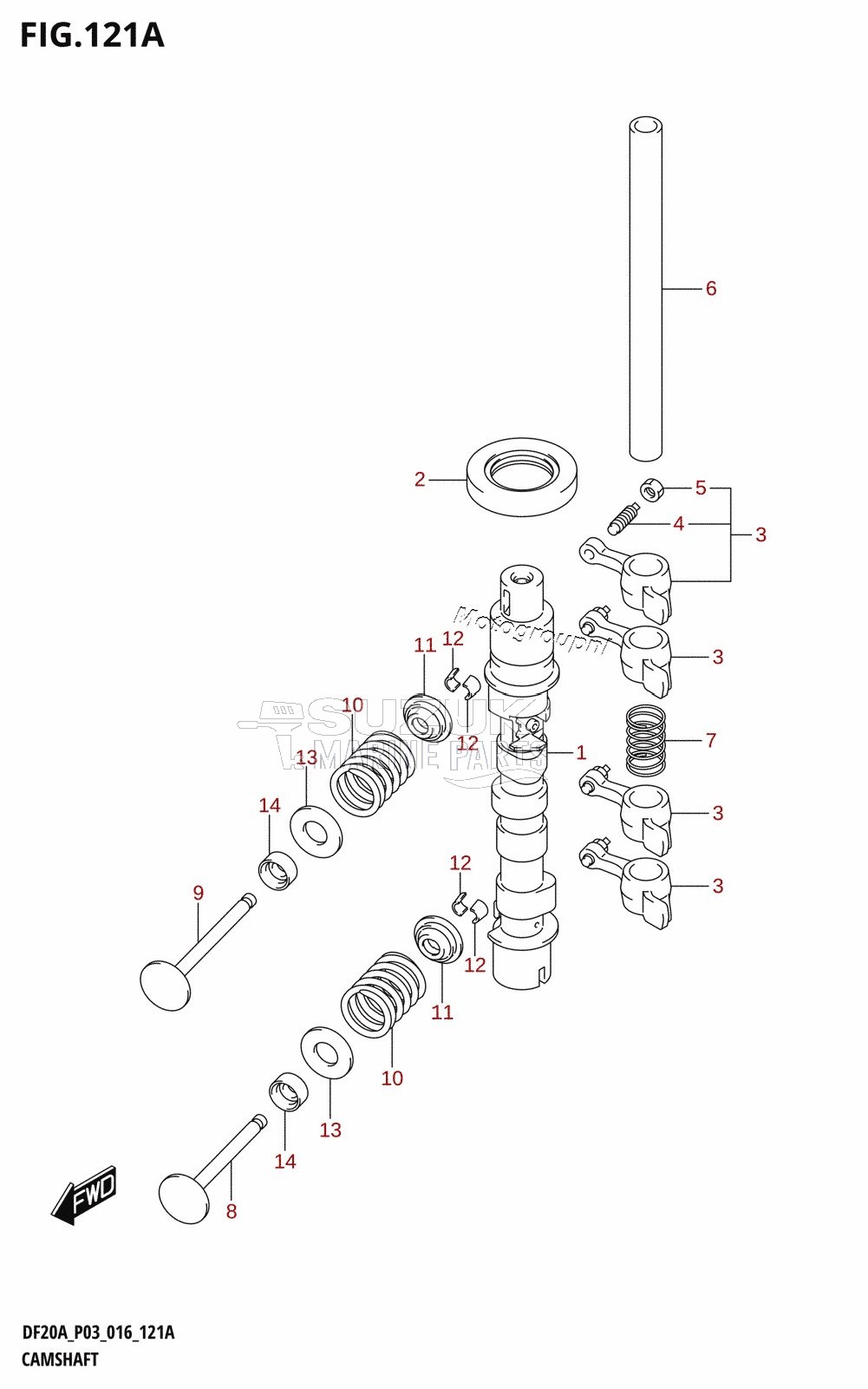 CAMSHAFT (DF9.9B:P03)