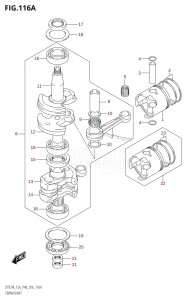 DT15A From 01504-610001 (P36 P40 P81)  2016 drawing CRANKSHAFT