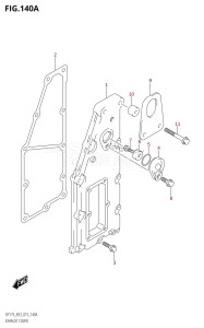 DF175T From 17502F-510001 (E03)  2015 drawing EXHAUST COVER