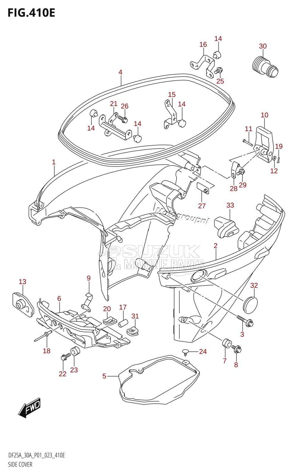 SIDE COVER (DF30A)