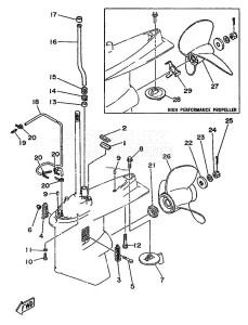 L150CETO drawing PROPELLER-HOUSING-AND-TRANSMISSION