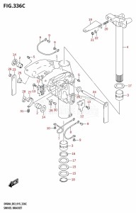 DF40A From 04003F-510001 (E03)  2015 drawing SWIVEL BRACKET (DF60A:E03)