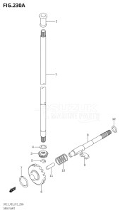 00252F-210001 (2012) 2.5hp P03-U.S.A (DF2.5) DF2.5 drawing DRIVE SHAFT