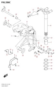 DF80A From 08002F-610001 (E03)  2016 drawing SWIVEL BRACKET (DF90A:E03)