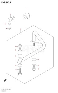 DF175Z From 17502Z-010001 (E03)  2010 drawing DRAG LINK