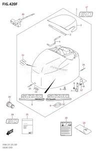 DF40A From 04003F-040001 (E01)  2020 drawing ENGINE COVER (DF60A:E01)