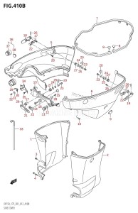 DF150 From 15002F-210001 (E01 E40)  2012 drawing SIDE COVER (DF150T:E40)