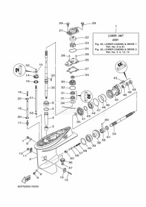 F40HET drawing PROPELLER-HOUSING-AND-TRANSMISSION-1