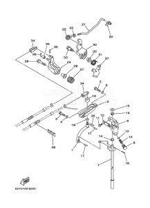 FT50B drawing THROTTLE-CONTROL