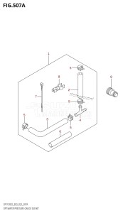 DF115BSS From 11507F-340001 (E03)  2023 drawing OPT:WATER PRESSURE GAUGE SUB KIT