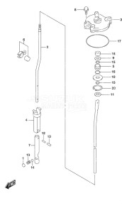 DF 50A drawing Shift Rod High Thrust