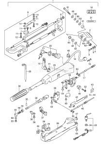 DF140 From 14001F-371001 (E40)  2003 drawing OPT:TILLER HANDLE (DF115WT)