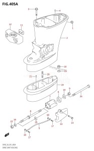 DF50 From 05002F-010001 (E01 E40)  2010 drawing DRIVE SHAFT HOUSING