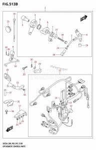 DF30A From 03003F-510001 (P03)  2015 drawing OPT:REMOTE CONTROL PARTS (DF25ATH:P03)