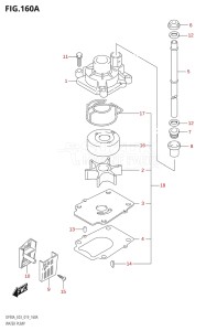 07003F-910001 (2019) 70hp E03-USA (DF70A  DF70ATH) DF70A drawing WATER PUMP