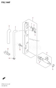 DF80A From 08002F-410001 (E01 E40)  2014 drawing FUEL INJECTOR (DF80A:E40)