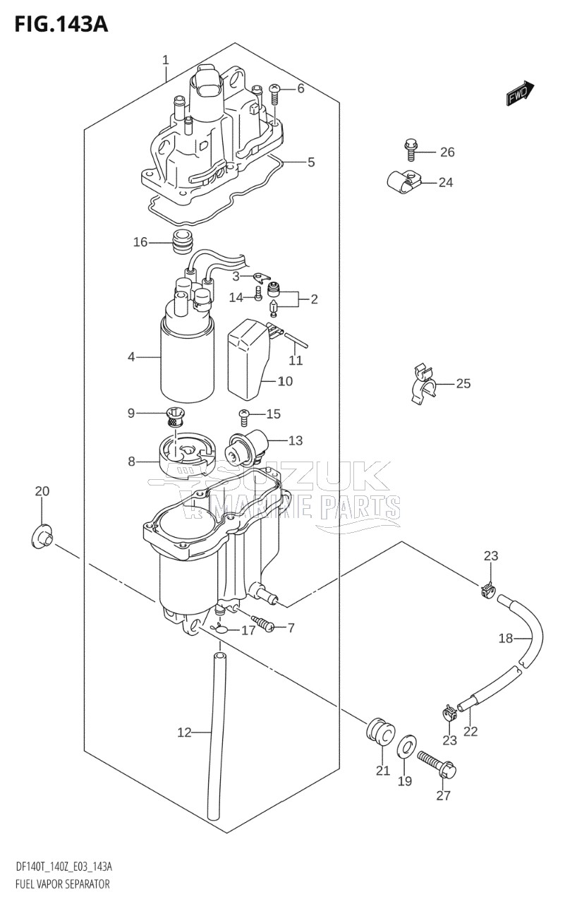 FUEL VAPOR SEPARATOR