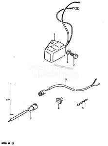 DT20 From 02003-602983 ()  1986 drawing OPTIONAL : ELECTRICAL (FOR MANUAL STARTER)